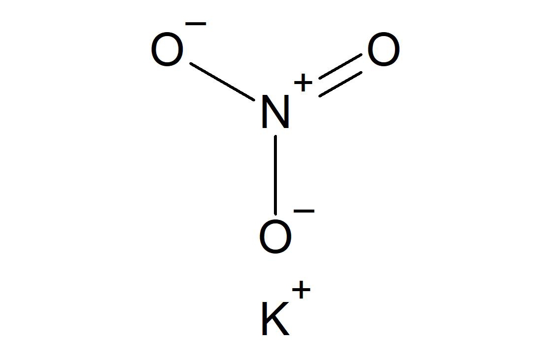 Cấu tạo phân tử của KNO3